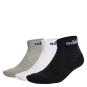 adidas C LIN Ankle 3er Pack Socken  grau