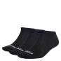 adidas T LIN Low 3er Pack Socken  schwarz