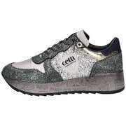 Cetti Plateau Sneaker Damen silber günstig online kaufen